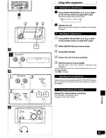 Предварительный просмотр 25 страницы Panasonic RSHD505 - MINI CASSETTE-T Operating Manual