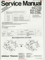 Предварительный просмотр 12 страницы Panasonic RX-C39L Service Manual