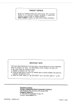 Предварительный просмотр 20 страницы Panasonic RX-C52 Operating Instructions Manual