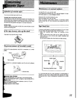 Предварительный просмотр 11 страницы Panasonic RX-CS720 Operating Instructions Manual