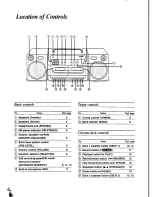 Preview for 6 page of Panasonic RX-CT820 Operating Instructions Manual