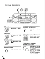 Preview for 8 page of Panasonic RX-CT820 Operating Instructions Manual