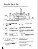 Preview for 12 page of Panasonic RX-CT820 Operating Instructions Manual