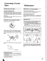 Preview for 13 page of Panasonic RX-CT820 Operating Instructions Manual