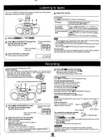 Preview for 5 page of Panasonic RX-D144 Operating Instructions Manual