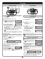 Preview for 3 page of Panasonic RX-D21 Operating Instructions Manual