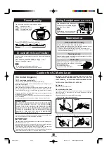 Предварительный просмотр 7 страницы Panasonic RX-D26 Operating Instructions Manual