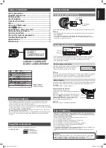 Предварительный просмотр 3 страницы Panasonic RX-D50 Operating Instructions Manual