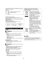 Предварительный просмотр 4 страницы Panasonic RX-D550 Operating Instructions Manual