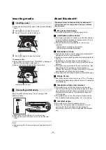 Preview for 7 page of Panasonic RX-D550 Operating Instructions Manual