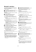 Preview for 8 page of Panasonic RX-D550 Operating Instructions Manual