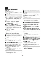 Preview for 10 page of Panasonic RX-D550 Operating Instructions Manual