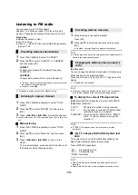 Preview for 12 page of Panasonic RX-D550 Operating Instructions Manual