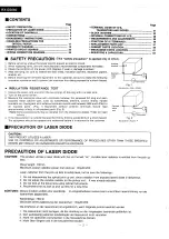 Preview for 2 page of Panasonic RX-DS660 Service Manual