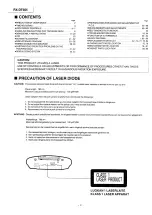 Предварительный просмотр 2 страницы Panasonic RX-DT505 Service Manual