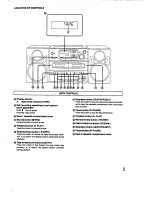 Preview for 5 page of Panasonic RX-DT670 Operating Instructions Manual