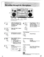 Preview for 25 page of Panasonic RX-DT690 Operating Instructions Manual