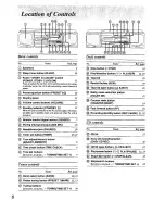 Preview for 8 page of Panasonic RX-E300 Operating Instrucctions