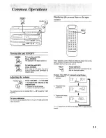 Preview for 11 page of Panasonic RX-E300 Operating Instrucctions