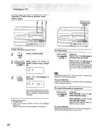 Preview for 18 page of Panasonic RX-E300 Operating Instrucctions