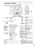 Preview for 19 page of Panasonic RX-E300 Operating Instrucctions