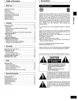 Предварительный просмотр 3 страницы Panasonic rx-ed707 Cobra Operating Instructions Manual