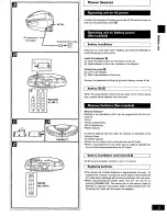 Предварительный просмотр 5 страницы Panasonic rx-ed707 Cobra Operating Instructions Manual