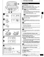 Предварительный просмотр 13 страницы Panasonic rx-ed707 Cobra Operating Instructions Manual