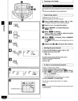 Предварительный просмотр 14 страницы Panasonic rx-ed707 Cobra Operating Instructions Manual