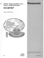 Предварительный просмотр 31 страницы Panasonic rx-ed707 Cobra Operating Instructions Manual