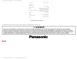 Предварительный просмотр 4 страницы Panasonic RX-ES22E Service Manual