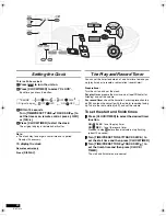 Preview for 12 page of Panasonic RX-ES23 Operating Instructions Manual