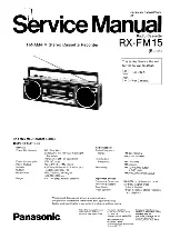 Panasonic RX-FM15 Service Manual preview