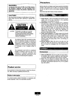 Preview for 6 page of Panasonic RX-FS430A Operating Instructions Manual