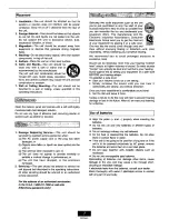 Preview for 7 page of Panasonic RX-FS430A Operating Instructions Manual