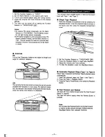 Предварительный просмотр 5 страницы Panasonic RX-FT500 Operating Instructions Manual