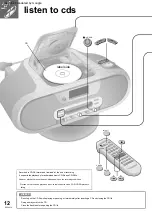 Предварительный просмотр 12 страницы Panasonic RX-MDX55 Instruction Manual