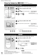 Предварительный просмотр 18 страницы Panasonic RX-MDX55 Instruction Manual