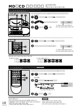 Preview for 18 page of Panasonic RX-MDX55 User Manual