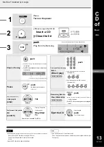 Preview for 13 page of Panasonic RX-MDX61 Instruction Manual