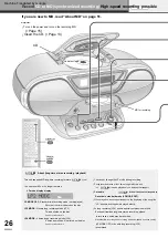 Preview for 26 page of Panasonic RX-MDX61 Instruction Manual