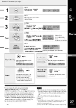 Preview for 27 page of Panasonic RX-MDX61 Instruction Manual