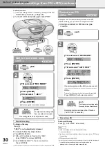 Preview for 30 page of Panasonic RX-MDX61 Instruction Manual