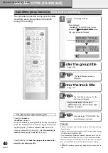 Preview for 40 page of Panasonic RX-MDX61 Instruction Manual