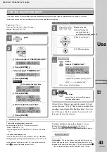 Preview for 43 page of Panasonic RX-MDX61 Instruction Manual