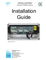 Preview for 1 page of Panasonic RX550 Installation Manual