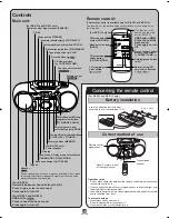 Предварительный просмотр 2 страницы Panasonic RXD13 - RADIO CASS. W/CD-LOW Operating Instructions Manual