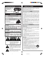 Preview for 6 page of Panasonic RXD15 - RADIO CASSETTE W/CD Operating Instructions Manual