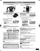 Предварительный просмотр 7 страницы Panasonic RXD29 - RADIO CASSETTE W/CD Operating Instructions Manual