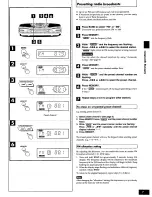 Предварительный просмотр 7 страницы Panasonic RXDS16 - RADIO CASSETTE W/CD Operating Instructions Manual